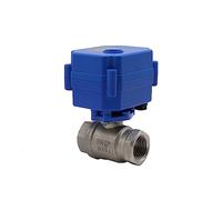 Valvola a sfera motorizzata a 2 vie da 3/4 "220V AC/DC 9-24V Valvola a sfera elettrica in acciaio inossidabile Attuatore elettrico a 2 fili