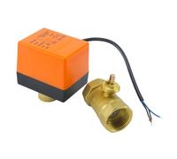 Valvola A Sfera Motorizzata A 2 Vie In Ottone Da 1/2 "3/4" 1 "DN15/DN20/DN25 Elettrovalvola Elettrica A Tre Fili E Due Controlli A Prova Di Perdite, Risparmio Idrico(1",AC)