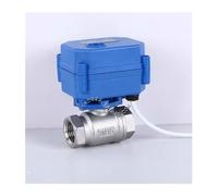 Valvola a sfera motorizzata a elettrica a due vie in acciaio inossidabile DN15 DN20 DN25 DC5V DC12V DC24V AC220V,Previene le perdite(DN25,DC12V_CR04)