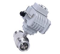 Valvola a sfera motorizzata a piattaforma alta a 2 vie da 63 mm Q911F-16P Valvola a sfera elettrica con puntale a tre morsetti sanitaria(110VAC)