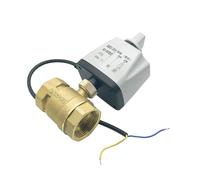 Valvola a sfera motorizzata da 1/2" 3/4" 1" 1-1/4" 1-1/2" 2" con interruttore manuale, controllo a 2 fili, valvola a sfera elettrica normalmente chiusa a 2 vie(Dn25,CLOSED-24VDC)