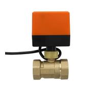 Valvola a sfera motorizzata elettrica in ottone AC220V DC24V AC24V DC12V 2 vie con valvole attuatore valvola a sfera motorizzata DN15 DN20 DN25 DN32 (DN15, AC220V)