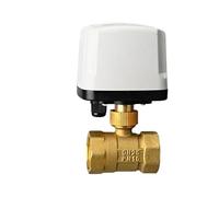 Valvola a sfera motorizzata impermeabile in ottone IP65 a tre fili, due comandi, tre fili, un comando, 220 V, 24 V, 12 V, può sostituire l'elettrovalvola(1-1/4",24VDC_CR04)