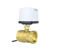 Valvola a sfera motorizzata impermeabile IP65 220V 12V 24V 3 fili 2 controllo valvola a sfera in ottone grande Tq motore in metallo(DN20,24VAC)