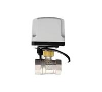 Valvola a sfera motorizzata in acciaio inossidabile da 1" IP65 impermeabile 220V 12V 24V 3 fili 2 controllo valvola a sfera elettrica in ottone(12VDC)