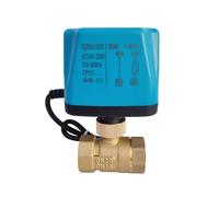 Valvola a sfera motorizzata in ottone, 2 fili, reset di spegnimento, 8 N·m, coppia elevata, 220 V, 110 V, 24 V, 12 V CA/CC, elettrovalvola alternativa elettrica(24vdc-normally Closed,0.5 Inch)