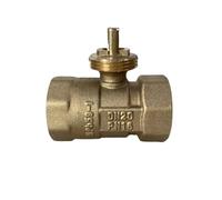 Valvola A Sfera Motorizzata In Ottone, 3 Fili, Due Controlli, Attuatore Elettrico AC220V, 3 Vie/2 Vie DN15 DN20 DN25 DN32 DN40 Senza Attuatore(DN15,3 way)