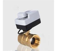 Valvola a sfera motorizzata in ottone a 3 fili a due controlli attuatore elettrico AC220V 3 modi/2 vie 1Pcs(DN50,220VAC_2 Way)