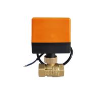Valvola a sfera motorizzata in ottone, a tre fili, a due controlli, a tre fili, a un controllo, 12 V CA/CC, elettrovalvola alternativa elettrica(12VDC-CR02,2 Inch)