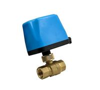 Valvola a sfera motorizzata in ottone, normalmente chiusa, passaggio completo, DN15, DN20, DN25, DN50, 2 fili, 1 pezzo(1",NORMALLY OPEN_110VAC)
