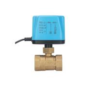 Valvola a sfera motorizzata normalmente chiusa/aperta da 1 pollice 220 V 12 V 24 V Valvola a sfera elettrica in ottone a 2 fili Sostituisce la valvola solenoide 1 pz(NORMALLY CLOSED-24VDC)