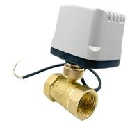 Valvola a sfera motorizzata normalmente chiusa, apertura rapida 3s, IP65, impermeabile, motore in metallo ad alta coppia, 1-1/4", 1-1/2", 1/2", 3/4", 2", 1"(45659,12VDC)