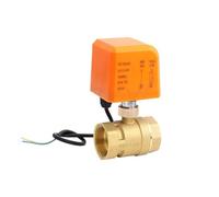 Valvola a sfera motorizzata normalmente chiusa da 1/2" 3/4" 1" 2" 220V 12V 24V Valvola a sfera elettrica a 2 fili in ottone sostituire elettrovalvola (2", 220VAC_Normally chiusa)