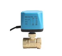 Valvola a sfera motorizzata normalmente chiusa da 1/2" 3/4" 1" 2" 220V 12V 24V Valvola a sfera elettrica a 2 fili in ottone sostituisce elettrovalvola per gas, olio, liquido, acqua (1/2