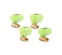 Valvola a sfera motorizzata Valvola a sfera in ottone con azionamento 1/4" 3/8" 1/2" 3/4" 1" Valvola a sfera elettrica IP65 Valvola for acqua AC/DC 12V 24V 220V(AC24V-XY-03)
