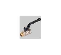 VALVOLA A SFERA PASSAGGIO STANDARD M-F LEVA ALLUMINIO - 1"1/2 PN 25