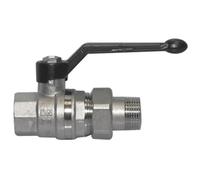 Valvola A Sfera Per Collettore Mf Con Bocchettone E Leva - 1" Dn 25 Pn 40