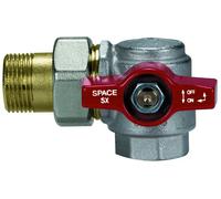 VALVOLA A SFERA PER COLLETTORE SQUADRA ROSSA SINISTRA 2073R404SXR EFFEBI