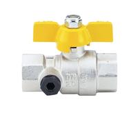 Valvola a sfera per Gas Enolgas Top Test FF 1 con farfalla S1437N36