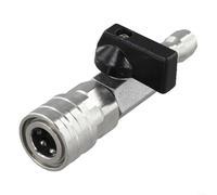 Valvola a sfera per idropulitrice ad alta pressione in acciaio inox, design a connessione rapida, per la gestione del flusso d'acqua nel lavaggio dei veicoli, pulizia del ponte e manutenzione della