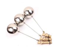 Valvola a sfera per serbatoio dell'acqua, Valvola a galleggiante for acqua in ottone e acciaio inossidabile DN15 1/2"BSP maschio(Screw Length 40mm)