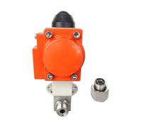 Valvola a sfera pneumatica ad alta pressione a 2 vie in acciaio inossidabile 304 con filettatura femmina 320 bar, 1 pezzo(1-1/2")