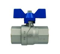 VALVOLA A SFERA PT CON FARFALLA EVOLUTION FEMMINA-FEMMINA 1" F-BRICO