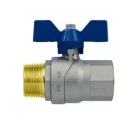 VALVOLA A SFERA PT CON FARFALLA EVOLUTION MASCHIO-FEMMINA 3/8" F-BRICO