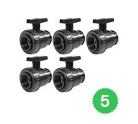 Valvola a sfera PVC monoghiera femmina/femmina