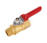 Sealey SA906 Valvola a Sfera Leva 0.6cmBSPT (M) X 0.6cmBSP (F)