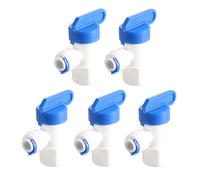 Valvola A Sfera Serbatoio M12x 1/4" 5pz Sistema Filtro Osmosi Inversa Acqua Ro