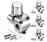 Valvola a sfera - Set di rubinetti per piercing a lunga durata, adattatore idraulico domestico, set di valvola, connettore compatto in acciaio, funzionamento efficiente per gelatiera