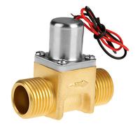 Valvola a solenoide a impulsi di rame bistabile, elettrovalvola a solenoide in ottone per valvole a flusso d'acqua DC 4.5V 1/2"