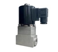 Valvola a solenoide ad alta pressione 100bar 20MPa 24V Orifizio 3/8 SS304 DN10 Valvola a sfera elettrica per olio idraulico per acqua (DC12V)