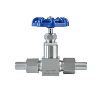 Valvola a spillo con manicotto esterno saldato a filo doppio DN6 DN8 DN10 DN15 DN20 DN25(DN6,J21)