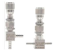 Valvola a spillo diritta Valvola a spillo di regolazione micrometrica in acciaio inossidabile for acqua e gas, dritto, ad angolo retto(Angle Elbow,HOSE BARB_4MM)