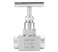 Valvola a Spillo in Acciaio Inossidabile per Acqua ad Alta Pressione, Raccordo BSPP, Chiusura Rapida, Connessione Rapida per Tubi, Valvola Dritta per Sistemi Idraulici