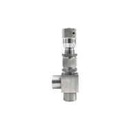 Valvola a spillo micrometrica angolare in acciaio inossidabile G 1/2" - Controllo del flusso variabile for acqua, olio e gas - 32 MPA(3/8In NPT thread)