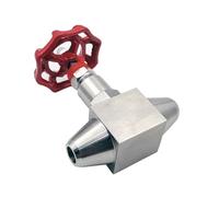 Valvola a spillo saldato in acciaio inossidabile DN6-DN20 SS304 J61Y-160P Valvole a globo ad alta pressione 1 pezzo(DN20)