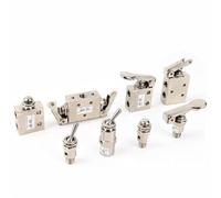 Valvola a spinta meccanica pneumatica a 2 posizioni 3/5 vie in ottone, controllo manuale del flusso d'aria, antiruggine, resistente ad alta pressione, design compatto compatibile con TAC2-41V/TAC2