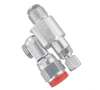 Valvola a spruzzo airless in metallo 287030 con asta di prolunga da 25 cm, chiusura girevole anti-saliva per spruzzatori ad alta pressione fino a 3600 PSI (C)