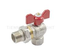 Valvola a squadra con sfera 1 pollice PN30 passaggio totale ISO 228 TIEMME 21200