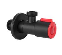 VALVOLA A SQUADRA IN ACCIAIO INOX NERA PER/BAGNO ALTA PRESSIONE (Valvola a triangolo caldo singola)