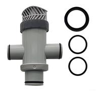 Valvola a stantuffo Essential Dual Split per piscine Intex, perfetta per un funzionamento efficiente e una riduzione della perdita d'acqua (1 set)