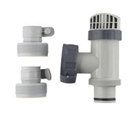 Valvola a stantuffo per piscina e adattatori per tubi di tipo B per Intex, valvola di intercettazione con interruttore rotante, per pompe con filtro a sabbia e piscine fuori terra