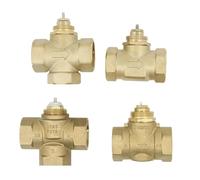 Valvola a tre vie in ottone valvola a due vie DN15 DN20 DN25 M30X1,5 M28X1,5(M28X1.5,2 way,DN25)