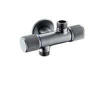 Valvola A Triangolo A Tre Vie Ad Angolo Da Una A Due Uscite A Doppia For Lavatrice Di Arresto For WC Rubinetto Multifunzione A Prova Di Perdite, Risparmio Idrico(Gray2)