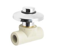 VALVOLA A VITONE CON TAPPO E ROSONE MONTATO Diam 20 Grigio