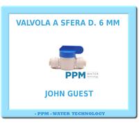 VALVOLA ACQUA D. 6 MM MISCELATORE RICAMBIO OSMOSI INVERSA - JOHN GUEST A SFERA