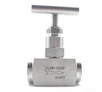 Valvola ad ago idraulica in acciaio inossidabile 304 da 38" tipo diritto con pressione 320 PSI e filettato 3/8 di pollice NPT per una regolazione accurata del fluido